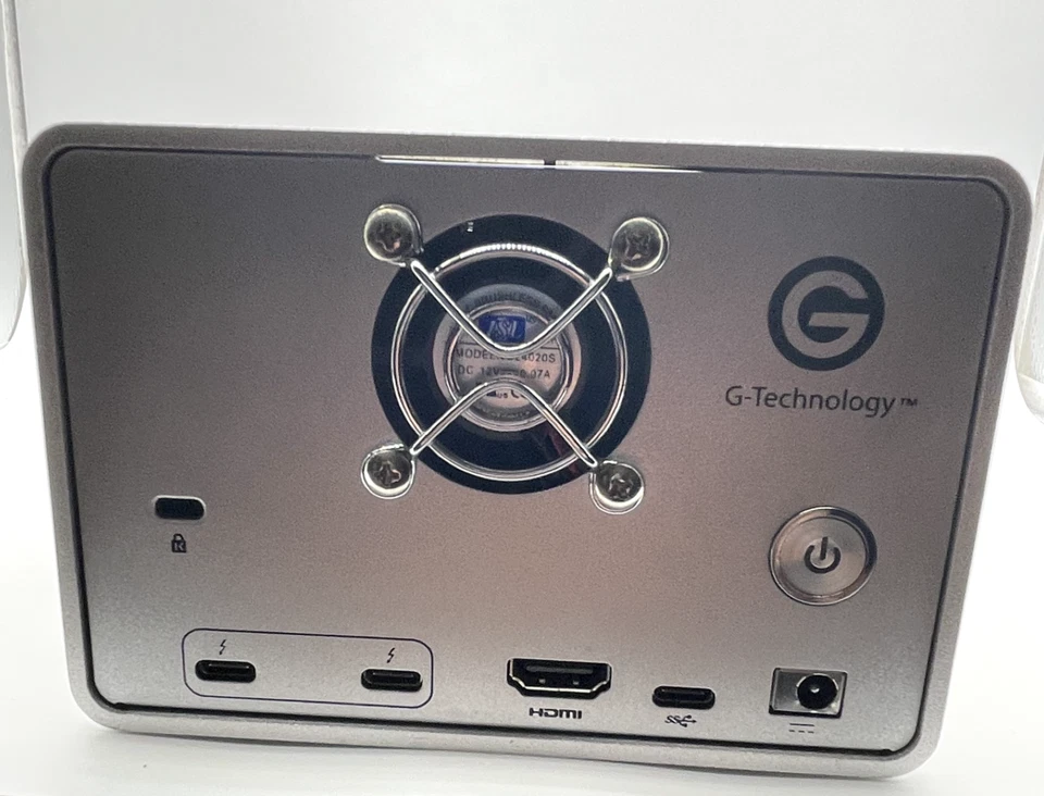 G-Technology G-RAID 12TB 2-Bay Thunderbolt 3 RAID Array 0G05753  – Not Working - Image 2 of 4