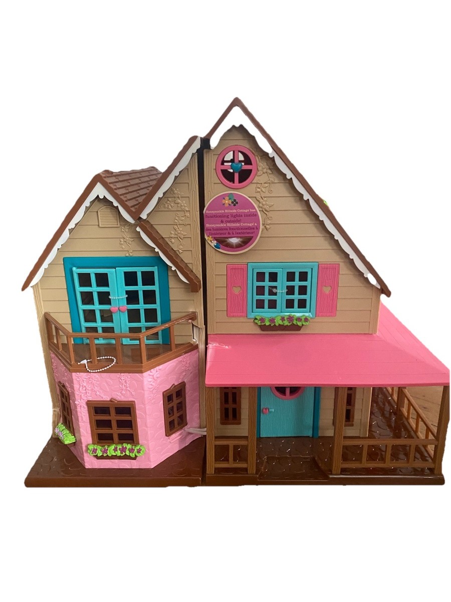 Li'l Woodzeez Toy House with Furniture 20pc - Honeysuckle Hillside