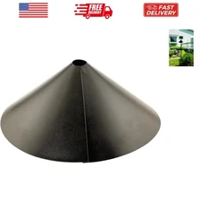 Audubon Wrap Around Squirrel Baffle, 18-Inch - Black