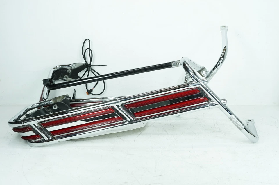 1996 Harley Touring Electra Glide OEM Rear Left Right Saddlebag Guard Rails Bar - Image 4 of 4