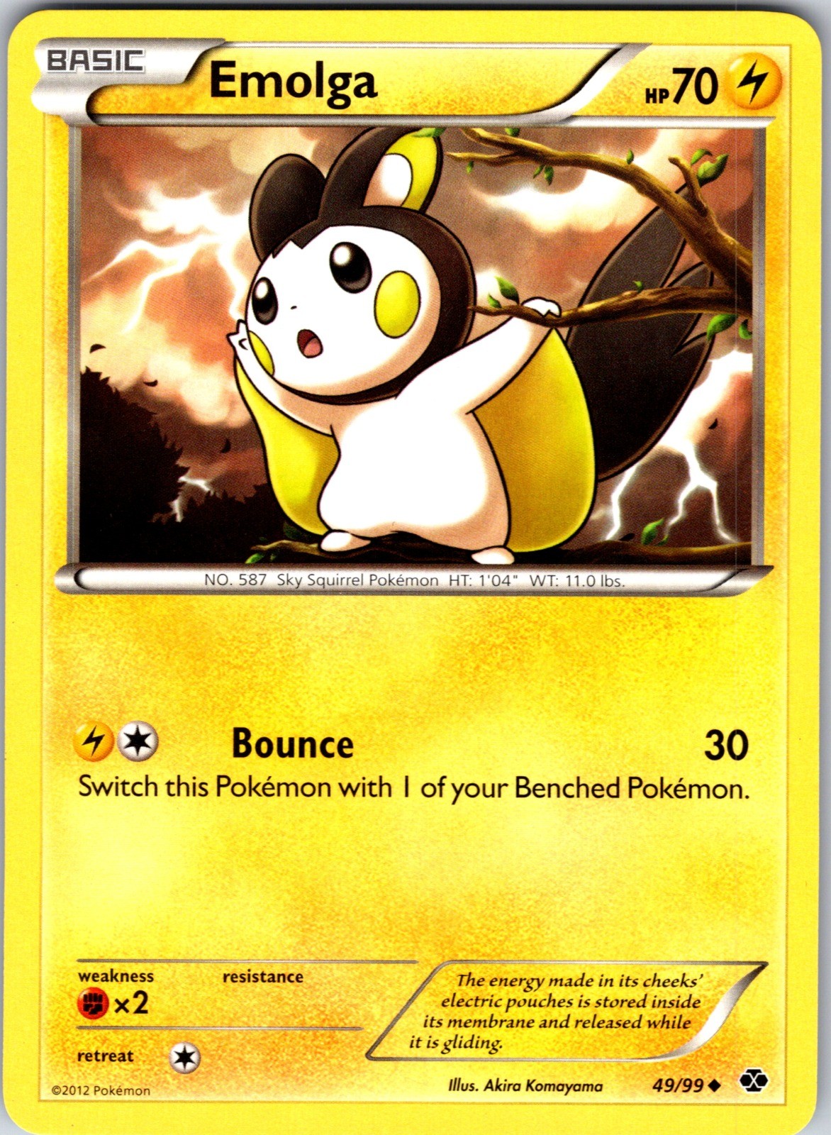 Emolga Uncommon Next Destinies 49/99 NM