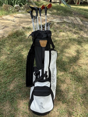 Ping Eye 2 RH FULL SET w/ Vintage Ping Hoofer Bag - Picture 2 of 14