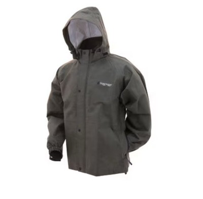 Men's frogg toggs  STORMWATCH M/L Green Rain Jacket Durable Waterproof New Pack!