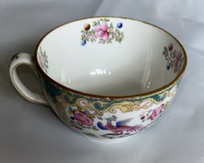 Vintage Mintons Bone China Cup Turquoise Cockatrice 4910