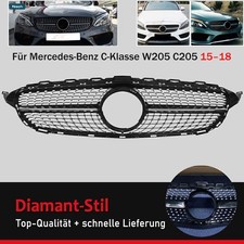 Grill Kühlergrill Diamant Ersatz für Mercedes-Benz C-Klasse W205 C205 15–18