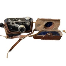 Vintage Argus C3 f/3.5 50mm Coated Cintar Lens Leather Case