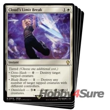 Cloud's Limit Break X4 M/NM Magic: The Gathering MTG Final Fantasy Commander