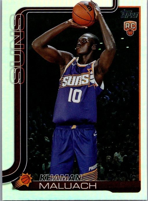 2025-26 Topps - Khaman Maluach #210 Rainbow Foilboard (RC)