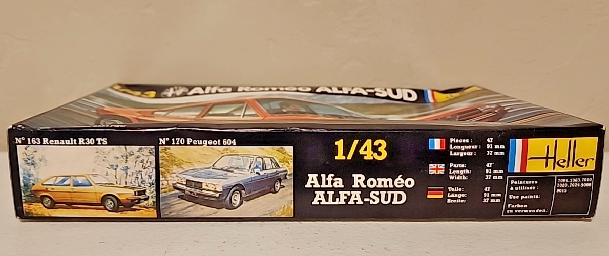 Heller Alfa Romeo Alfa-Sud Kit # 182 Open Box Sealed Bag 1:43 | eBay