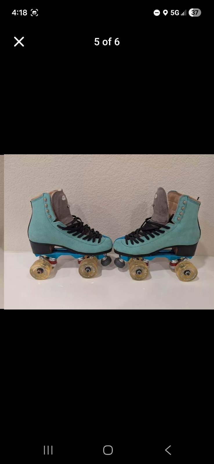 Riedell 336 Color Lab Skates Womens 7 Or Men's 5.5