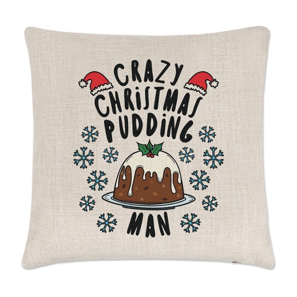 VerrüCkte Weihnachten Pudding Mann Schneeflocken Kissenbezug - Geheimer-image