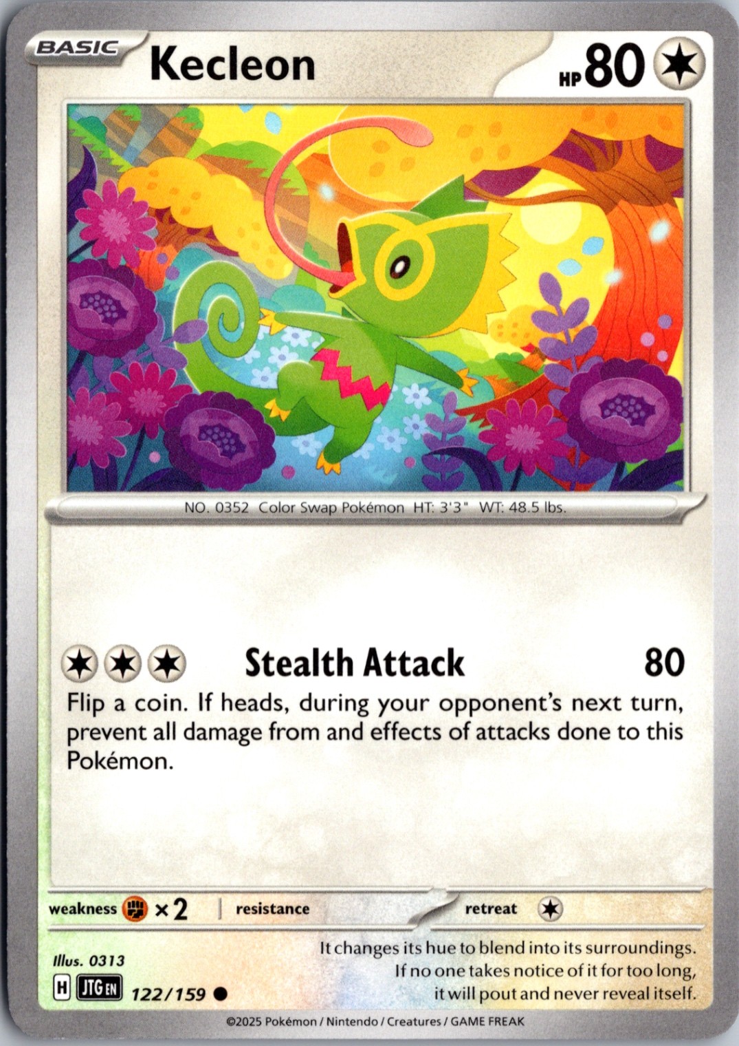 Kecleon Common SV09: Journey Together 122/159 NM