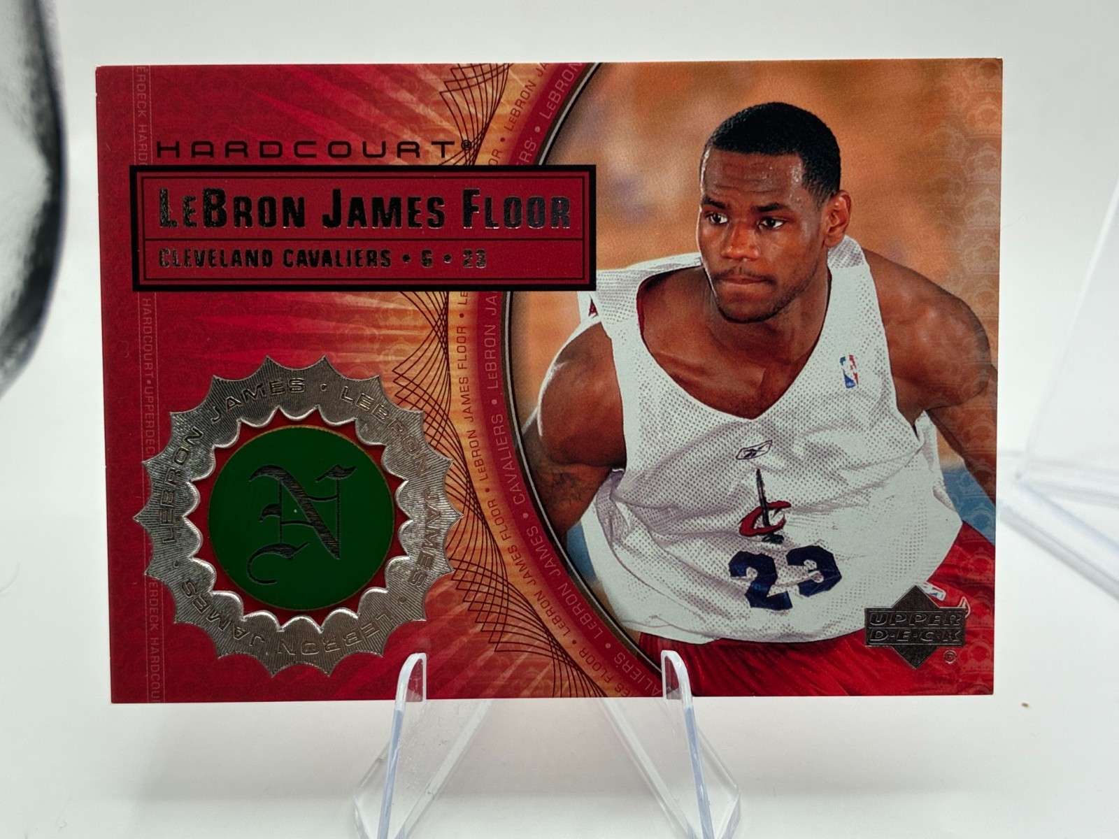 2003-04 Upper Deck Hardcourt - Lebron James Floor Relics LeBron James #LB6 (MEM,