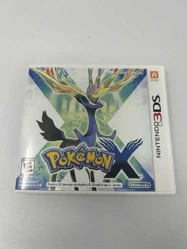 Pokemon X Nintendo 3DS Game, 3D Battles, Multiplayer, Case & Cartridge, 2013