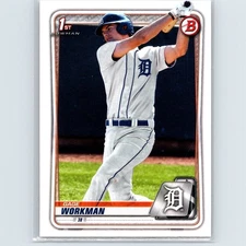 2020 Bowman Draft - Gage Workman #BD-33 - Detroit Tigers