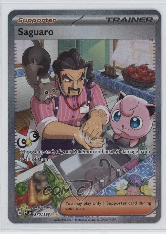 saguaro pokemon card Saguaro Trainer SV2D 095/071 SAR Card main image 0