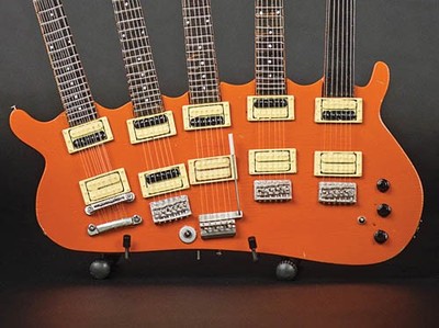 Rick Nielsen 5-Neck Orange Monster Model
