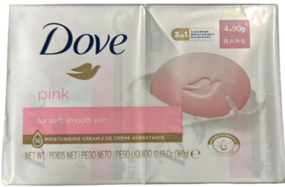 Dove Pink Beauty Seife für weiche, glatte Haut 4 x 90g
