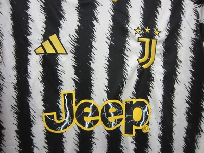 Juventus F.C. Black 2023/2024 Adidas Home Soccer Jersey HS5184