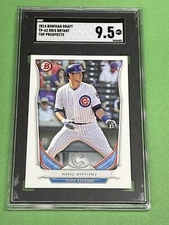 KRIS BRYANT 2014 BOWMAN DRAFT TOP PROSPECTS CHICAGO CUBS ROOKIE CARD SGC MINT 9