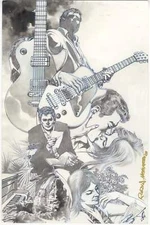 Maura #1 pg 4 Original Horror Comic Art Splash Page by Rudy Nebres