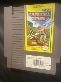 Baseball Stars Nintendo NES Original Authentic Vintage Retro Game!