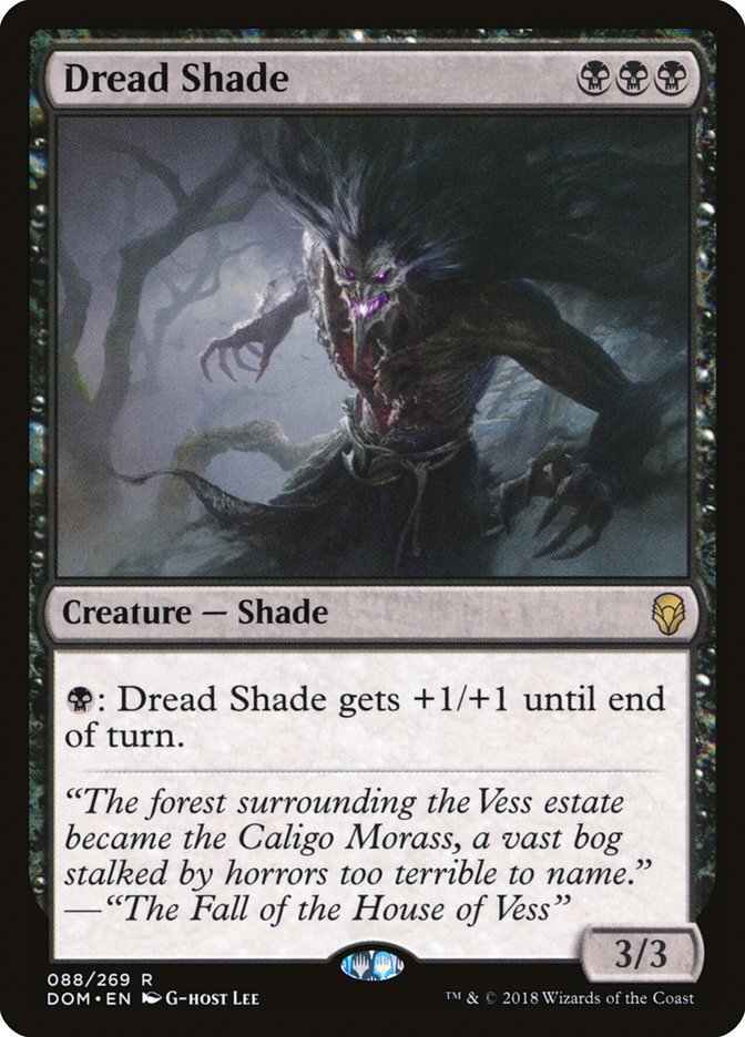 Dread Shade 88 Rare Dominaria DOM MTG