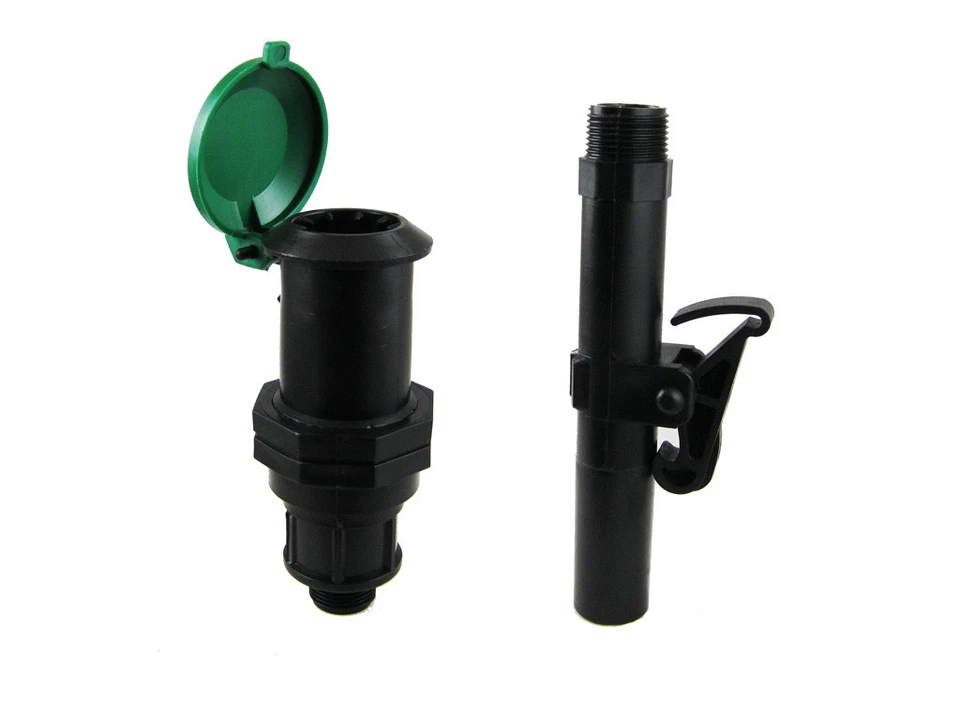 IRRITEC Bodenventil Wassersteckdose 1" AG / Schnellkupplungsventil mit Schlüssel 3/4"