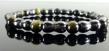 Gold Obsidian Hematite Magnetic Bracelet