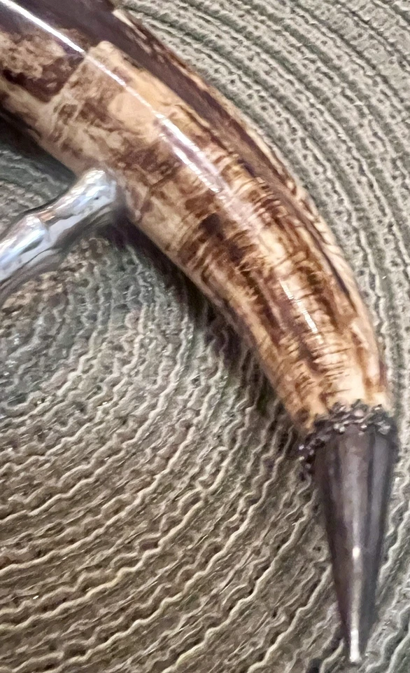 Rare Carved Horn Corkscrew ! UNIQUE & ECLECTIC, Carved/Formed Head as End Piece - Image 4 of 4