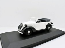 Diecast Model Car Scale 1:43 Fiat 1100 508 Cabriolet Brumm Collection Vintage