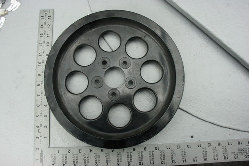 1995 Harley Road King Belt Pulley Sprocket 1 1/2" 70 Teeth GLOSS BLACK - Picture 9 of 11