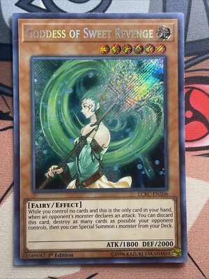 Goddess of Sweet Revenge - NM - LCKC-EN106 - 1st Edition - Secret Rare - YGO