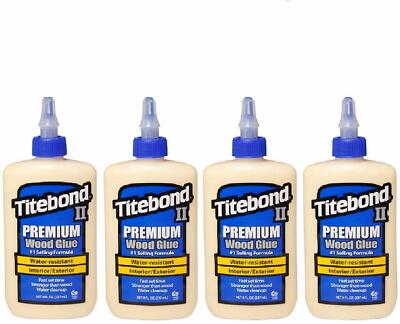 4x Holzleim Titebond II Premium Wood Glue wetterfest D3 237 ml