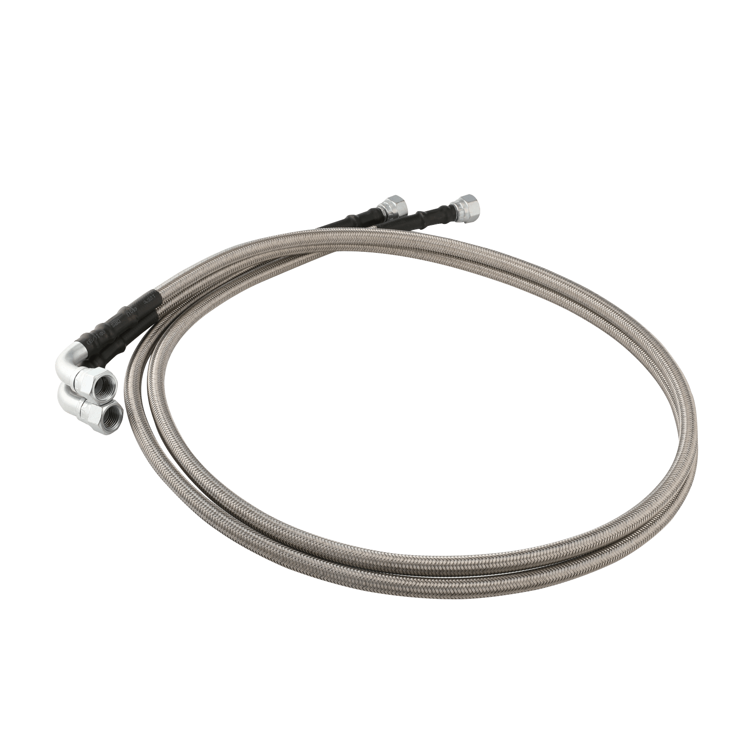 SS Braided Transmission Cooler Hose Lines Fittings TH350 700R4 TH400 52