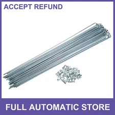 THIRTY SIX 14G J Bend 260mmx2mm Bike Bicycle Spokes with Nipples Steel Universal