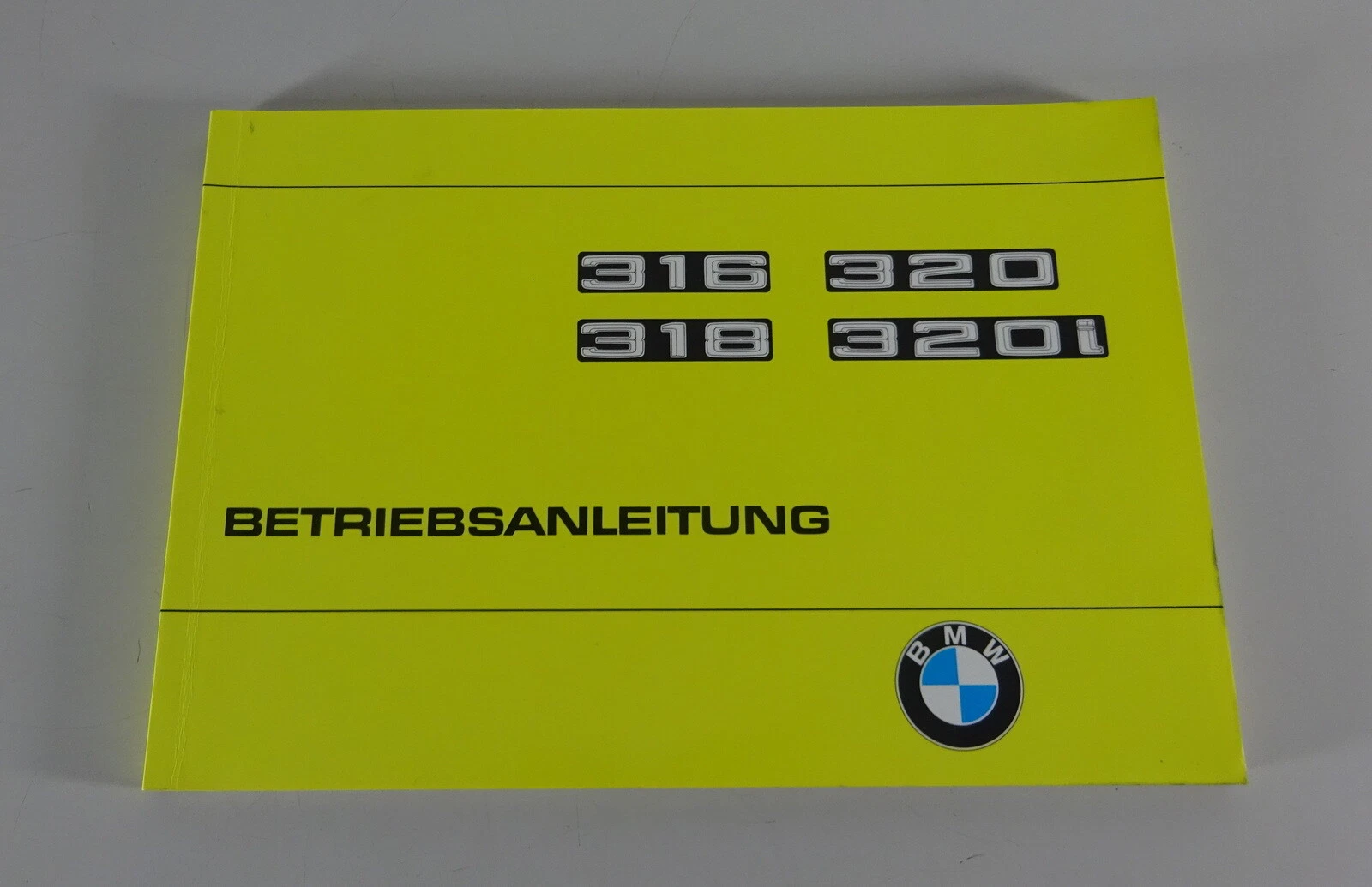 Operating Instructions/Manual BMW 3er E21 316/318/320/320i Stand 12/1975