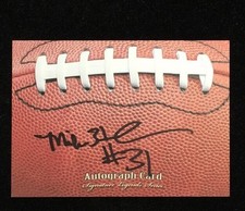 MIKE HARDEN 2014 RACKRS CUT AUTOGRAPHED SIGNED AUTO FOOTBALL CARD