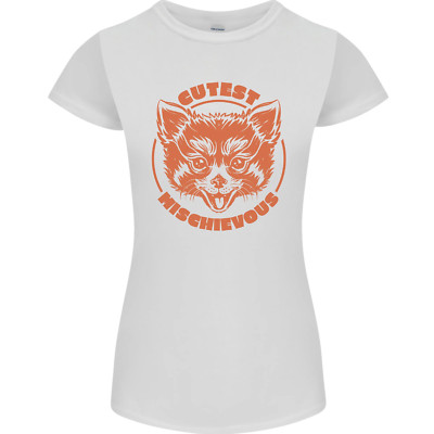 Red Panda Cutest Mischievous Womens Petite Cut T-Shirt