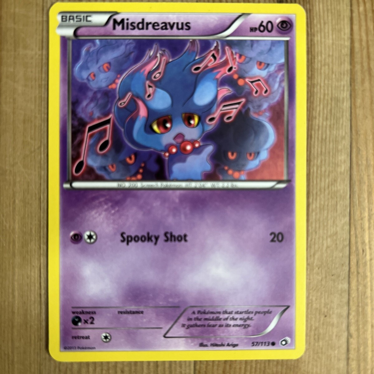 Pokemon Misdreavus (57/113) - Carta Comune Da Collezione | Legendary Treasures | TCG