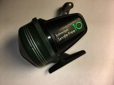 Johnson Tangle Free 10 Graphite fishing reel USA Made Vintage