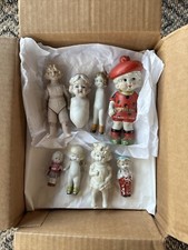 Antique Bisque Doll Lot 8 Complete and Parts