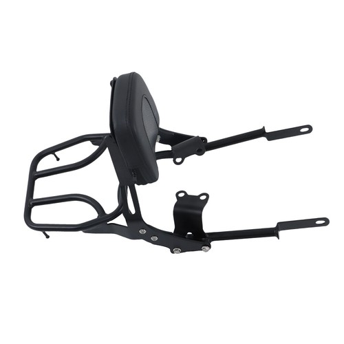 Backrest Sissy Bar w/ Luggage Rack For Bonneville T100 T120/Black 2016-2024 - Picture 7 of 17