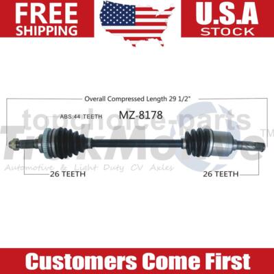 OE Rear Right Passenger CV Axle Shaft For Mazda Miata 1.8L 1995