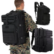 Military Tactical Army Backpack Rucksack Camping Hiking Trekking Outdoor Bag 30L