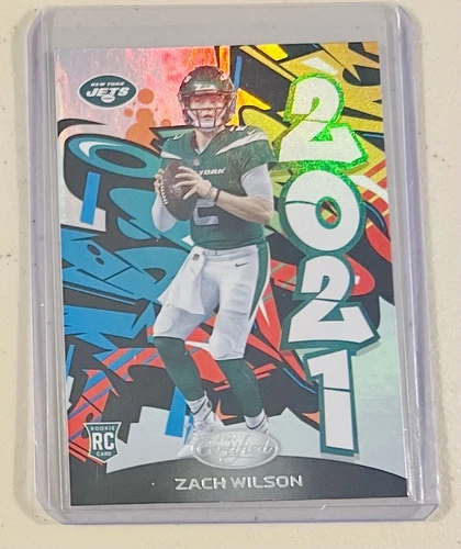 2021 Panini Certified Zach Wilson 2021 Graffiti Insert Rookie Card RC NY Jets