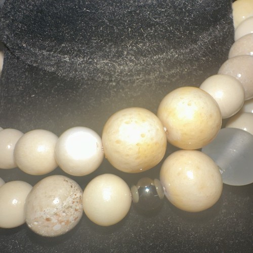 Vintage Kai-Yin Lo Beaded Ivory Necklace #N-3407 - Picture 5 of 11