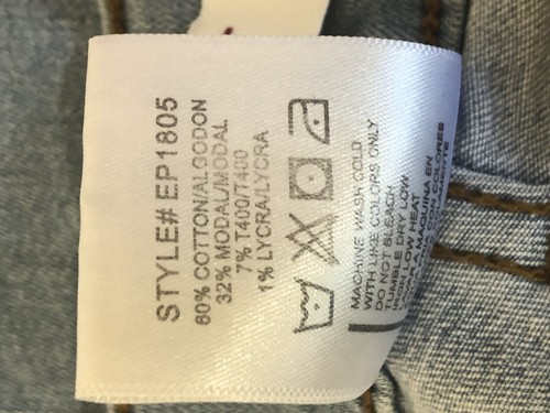 Vibrant Jeans SZ 1X High Rise Wide Bell Bottom Flare Denim Stretch 32X33 Cowboy - Bild 6 von 7