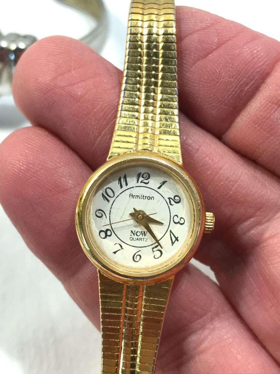 Vintage watch lot, 5 non-working watches, Armitron, Seiko 