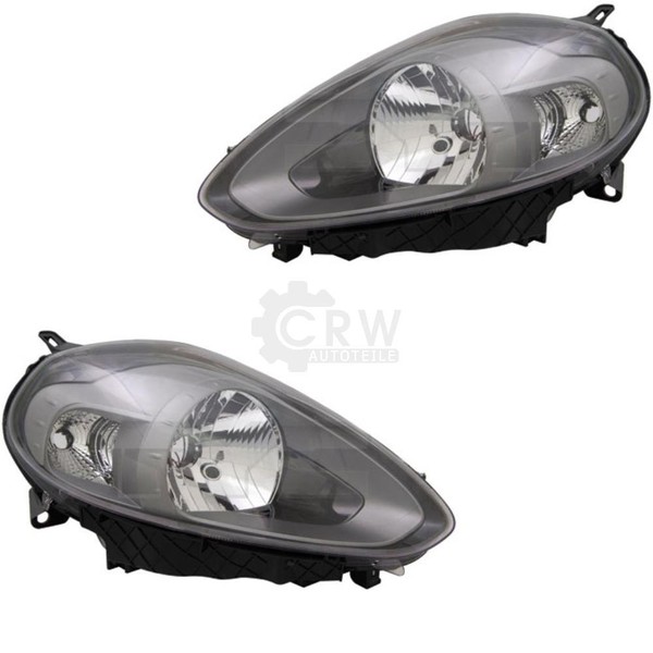 Scheinwerfer Set FüR Fiat Punto Evo 199_ 1.2 Bj.09-12 1.4 16V Bj.08-12 Bj.10-12-image